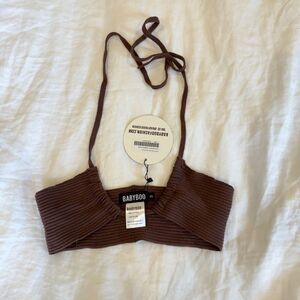Brown Babyboo Kyana Top - size XS